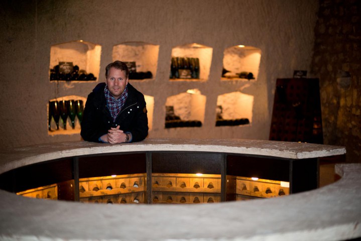 Champagne Charles Heidseck källare