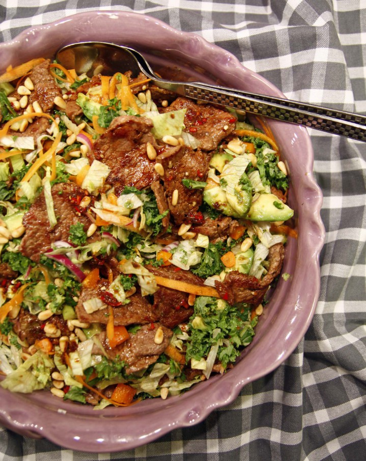 Asiatisk biffsallad
