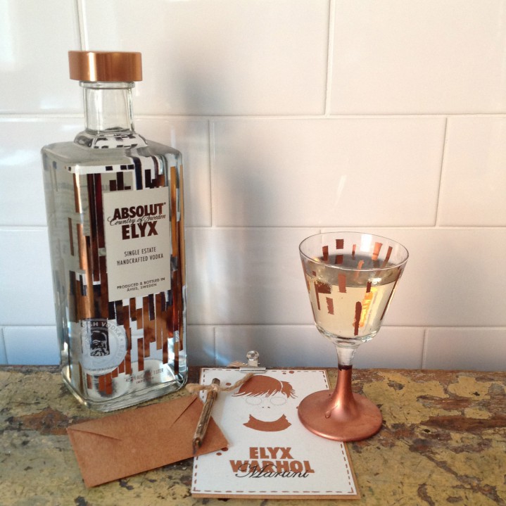 1st place - Andreas Kunster cocktail - Elyx Warhol Martini