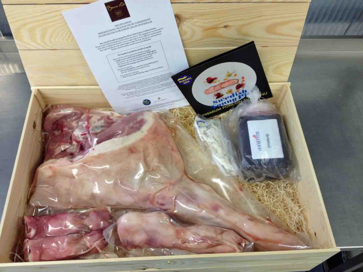 Unggris från Havor på Gotland till Bocuse d´Or levererat av Svenskt Kött