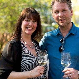 Vin Möter Mat 2014 Karoline Nordefors och Fredrik Schelin FOTO: Raphael Cameron Vanity Studios