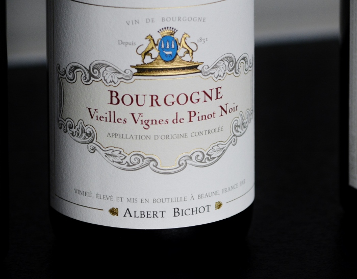 Rött vin Bourgogne