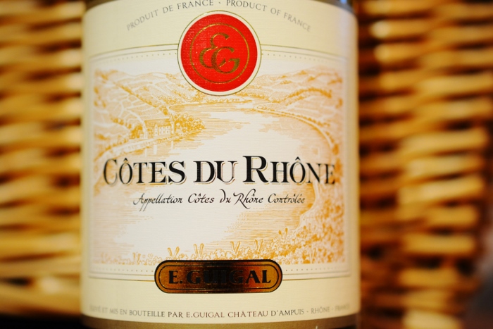 Rött vin från Rhone