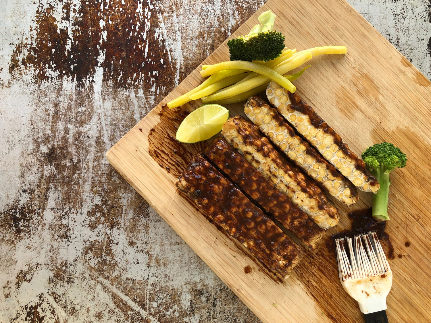 bild på Misostekt tempeh