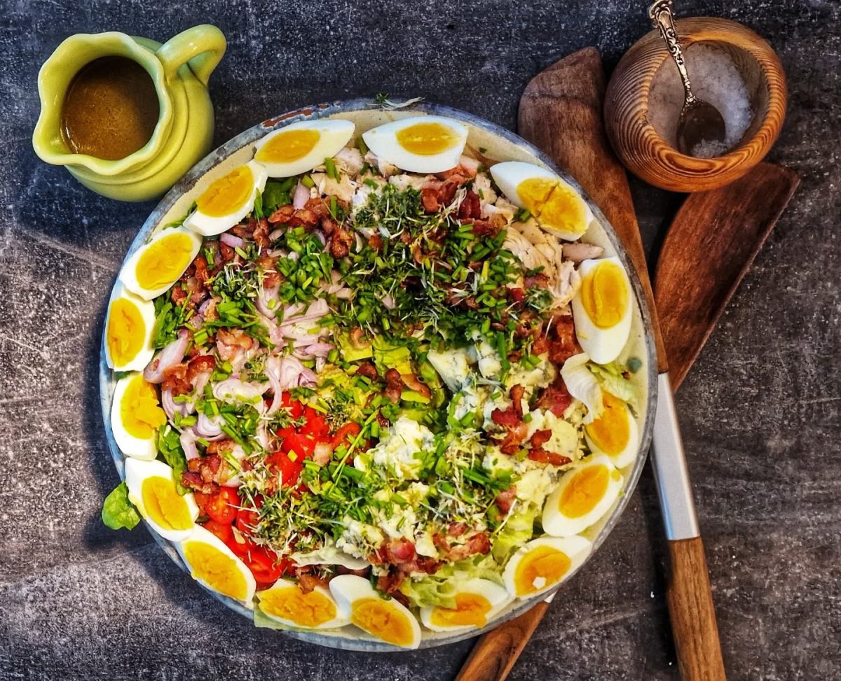 Maträtt klassisk sallad