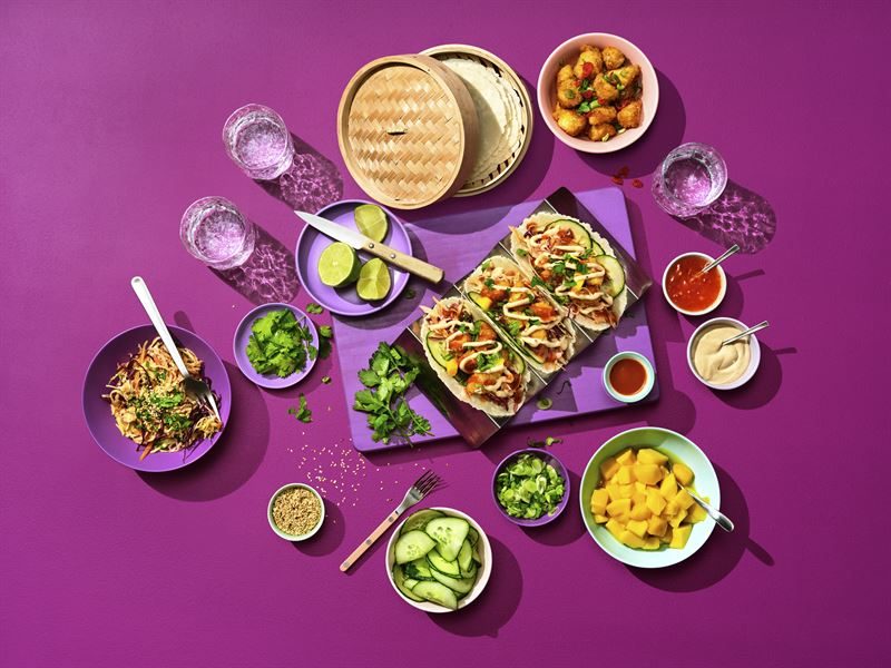 Kycklingtacos med koreansk twist - DinVinguide