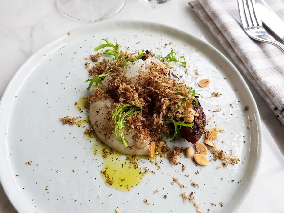 bild på Grönpepparsås